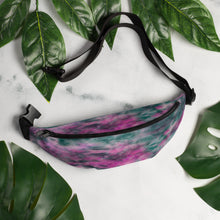 Load image into Gallery viewer, Lilac & Peacock Tie Dye Fanny Pack