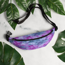 Load image into Gallery viewer, Indigo & Orchid Tie Dye Fanny Pack