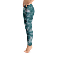 Load image into Gallery viewer, Deep Ocean Tie Dye Leggings