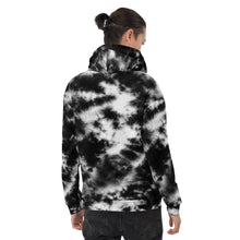 Load image into Gallery viewer, Onyx & Frost Tie Dye Unisex Hoodie