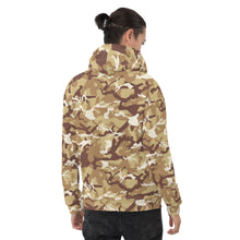 Load image into Gallery viewer, Brown Camouflage Unisex Hoodie