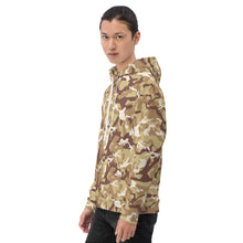 Load image into Gallery viewer, Brown Camouflage Unisex Hoodie