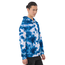 Load image into Gallery viewer, Royal Blue Tie Dye Unisex Hoodie