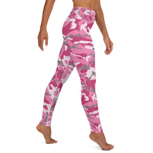 Load image into Gallery viewer, Pink Camouflage Yoga Leggings