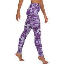 Load image into Gallery viewer, Purple Camouflage Yoga Leggings