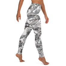 Load image into Gallery viewer, Grey Camouflage Yoga Leggings