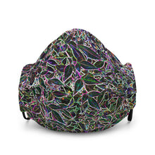 Load image into Gallery viewer, Neon Leaves Face Mask