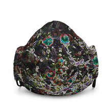 Load image into Gallery viewer, Neon Bottlebrush Face Mask