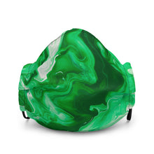 Load image into Gallery viewer, Green Marble Face Mask