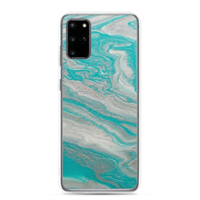 Load image into Gallery viewer, Tiffany & Silver Marble Samsung Case