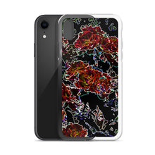 Load image into Gallery viewer, Neon Roses iPhone Case