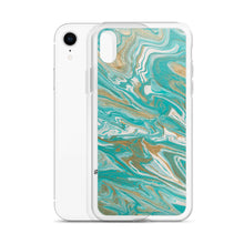 Load image into Gallery viewer, Tiffany & Gold Marble iPhone Case