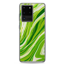 Load image into Gallery viewer, Lime Marble Samsung Case