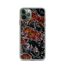 Load image into Gallery viewer, Neon Roses iPhone Case
