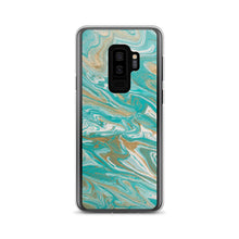 Load image into Gallery viewer, Tiffany & Gold Marble Samsung Case