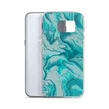 Load image into Gallery viewer, Turquoise Marble Samsung Case