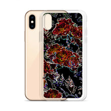 Load image into Gallery viewer, Neon Roses iPhone Case