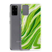 Load image into Gallery viewer, Lime Marble Samsung Case