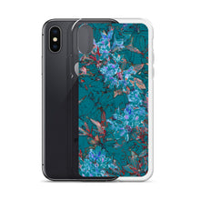 Load image into Gallery viewer, Turquoise Floral iPhone Case