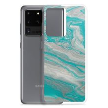 Load image into Gallery viewer, Tiffany & Silver Marble Samsung Case