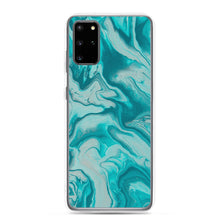 Load image into Gallery viewer, Turquoise Marble Samsung Case