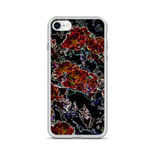Load image into Gallery viewer, Neon Roses iPhone Case
