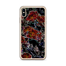 Load image into Gallery viewer, Neon Roses iPhone Case