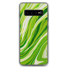 Load image into Gallery viewer, Lime Marble Samsung Case
