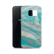 Load image into Gallery viewer, Tiffany & Silver Marble Samsung Case