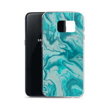 Load image into Gallery viewer, Turquoise Marble Samsung Case