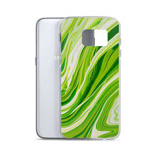 Load image into Gallery viewer, Lime Marble Samsung Case