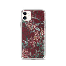 Load image into Gallery viewer, Crimson Floral iPhone Case