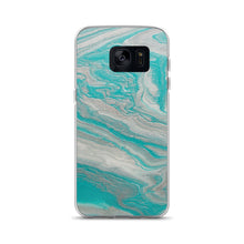 Load image into Gallery viewer, Tiffany & Silver Marble Samsung Case