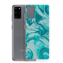 Load image into Gallery viewer, Turquoise Marble Samsung Case