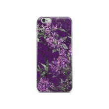 Load image into Gallery viewer, Purple Floral iPhone Case