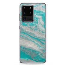 Load image into Gallery viewer, Tiffany & Silver Marble Samsung Case