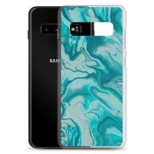 Load image into Gallery viewer, Turquoise Marble Samsung Case