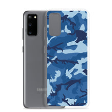 Load image into Gallery viewer, Blue Camouflage Samsung Case