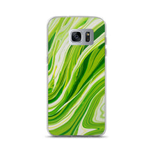 Load image into Gallery viewer, Lime Marble Samsung Case