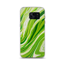 Load image into Gallery viewer, Lime Marble Samsung Case