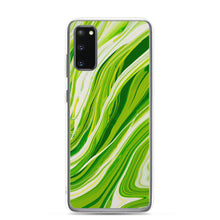 Load image into Gallery viewer, Lime Marble Samsung Case