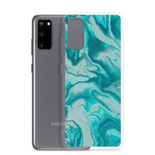 Load image into Gallery viewer, Turquoise Marble Samsung Case