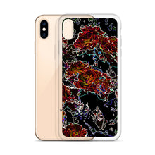 Load image into Gallery viewer, Neon Roses iPhone Case