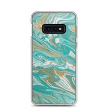 Load image into Gallery viewer, Tiffany & Gold Marble Samsung Case