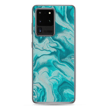 Load image into Gallery viewer, Turquoise Marble Samsung Case