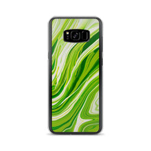 Load image into Gallery viewer, Lime Marble Samsung Case
