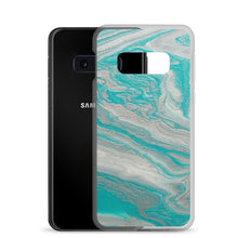 Load image into Gallery viewer, Tiffany & Silver Marble Samsung Case