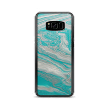 Load image into Gallery viewer, Tiffany & Silver Marble Samsung Case
