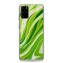 Load image into Gallery viewer, Lime Marble Samsung Case