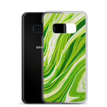Load image into Gallery viewer, Lime Marble Samsung Case
